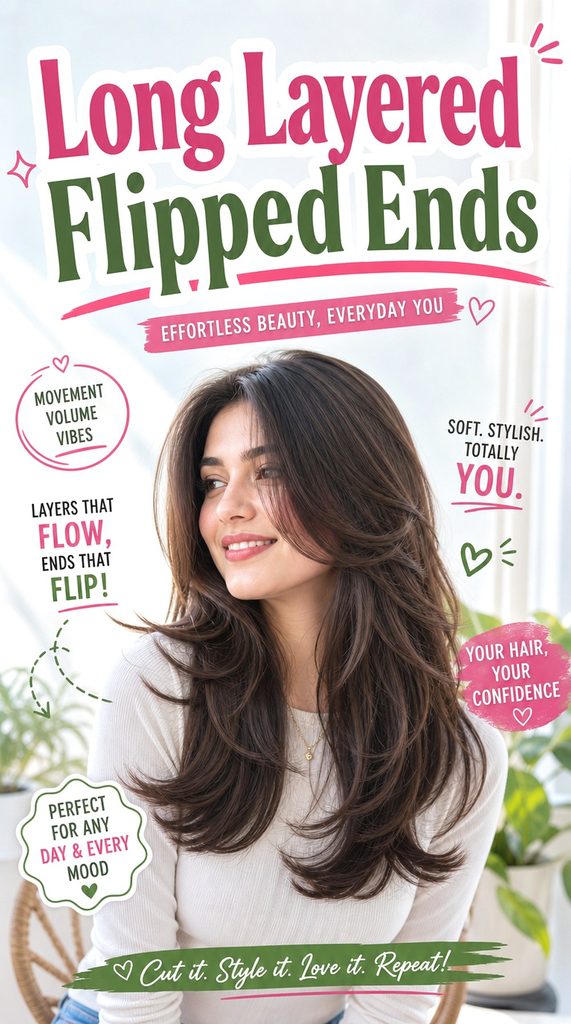Long Layered Flipped Ends