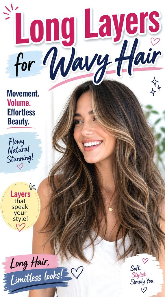 Long Layers for Wavy Hair