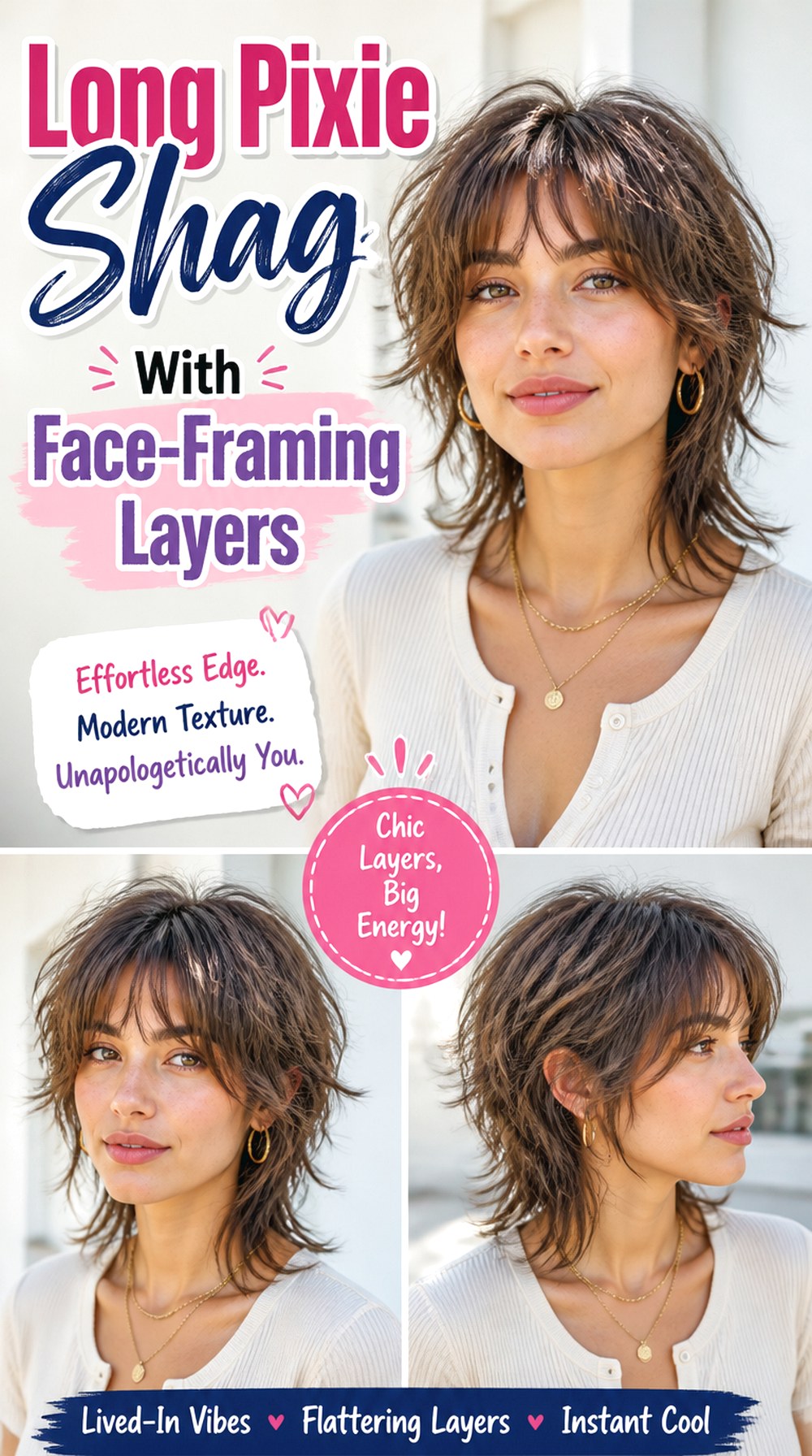 Long Pixie Shag With Face-Framing Layers