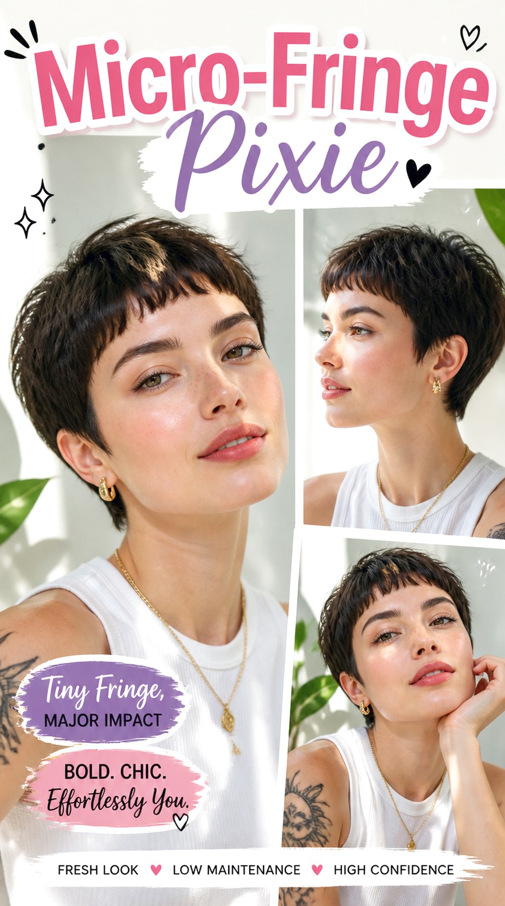 Micro-Fringe Pixie