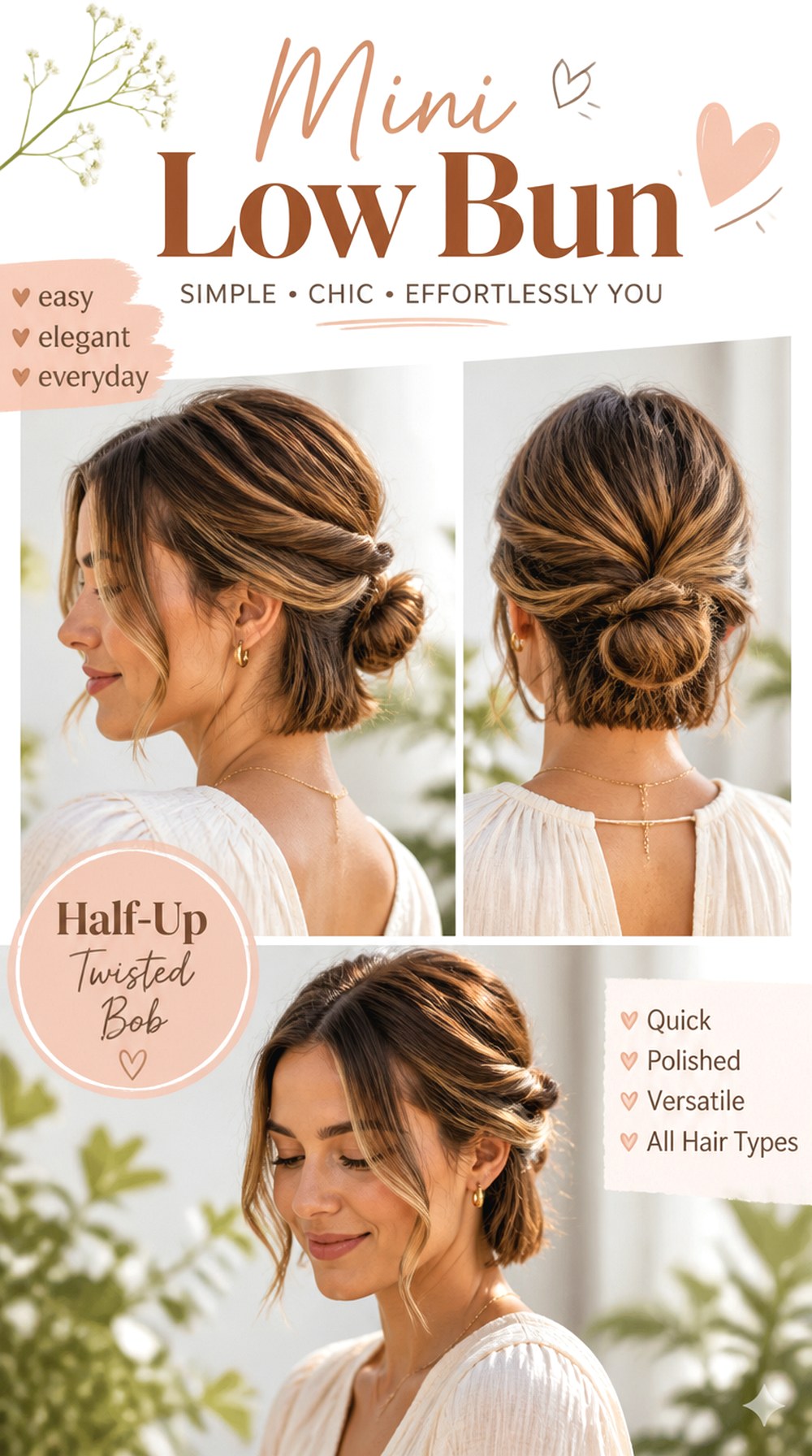 Mini Low Bun