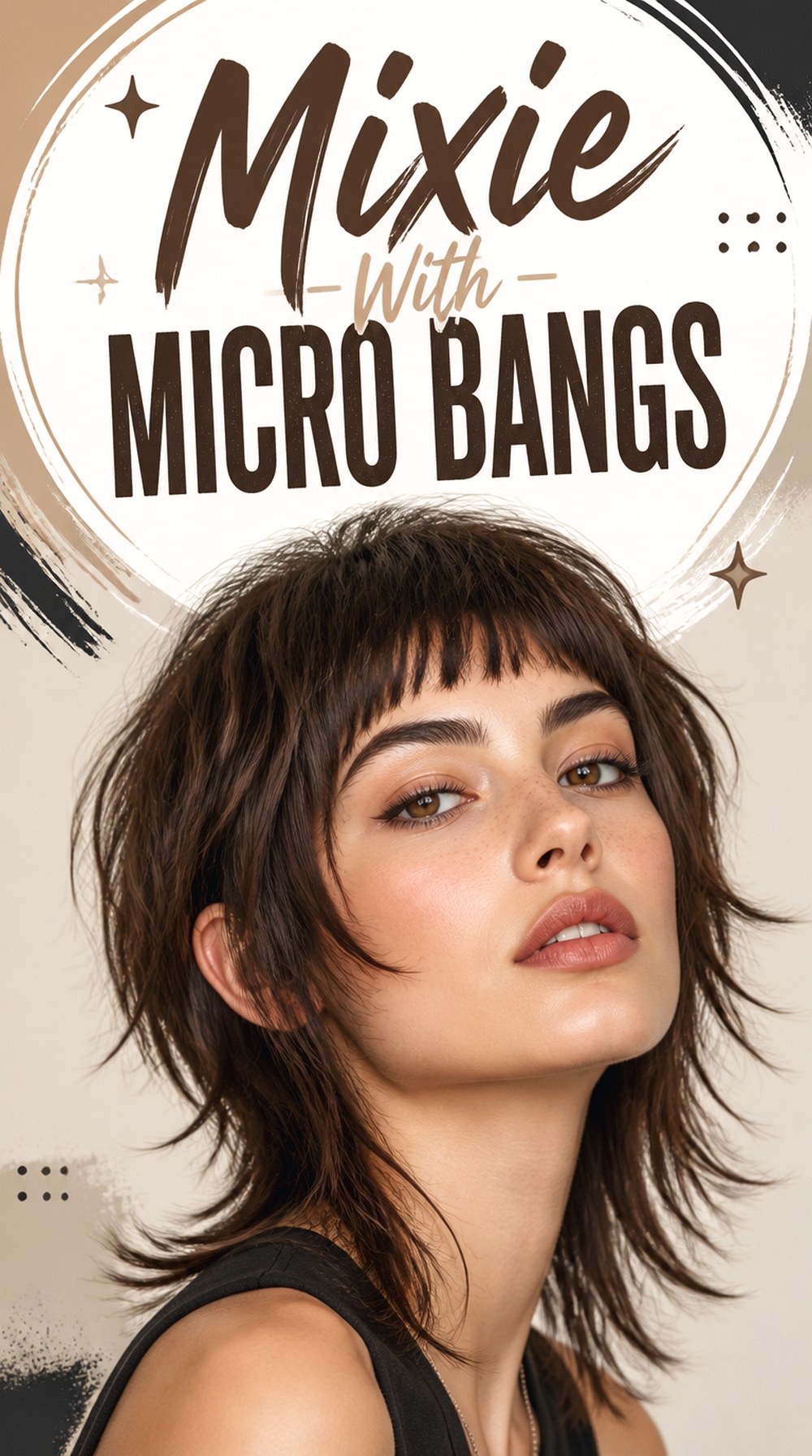 Mixie With Micro Bangs