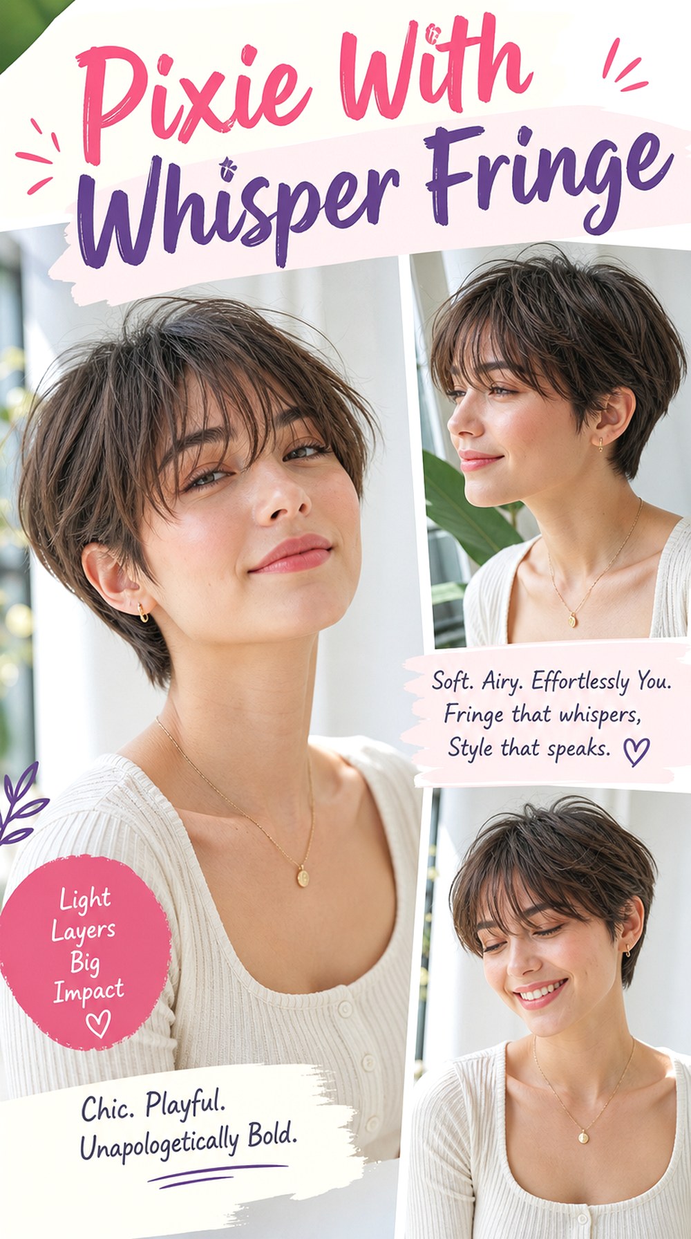 Pixie With Whisper Fringe