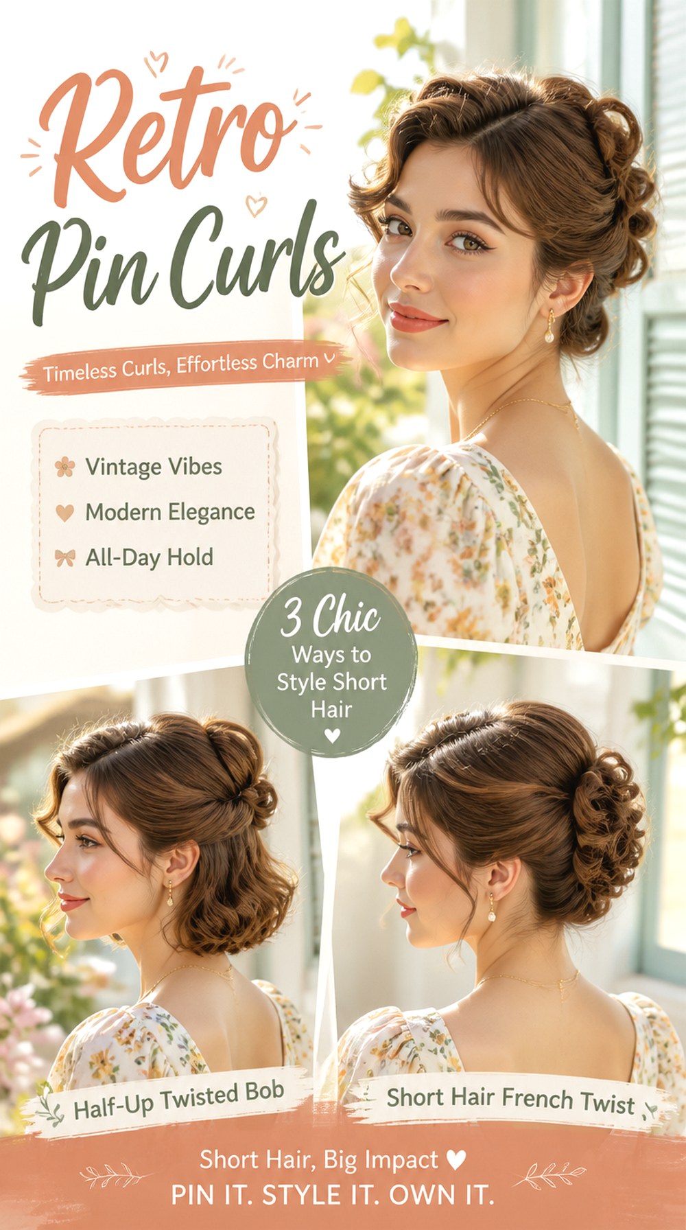 Retro Pin Curls