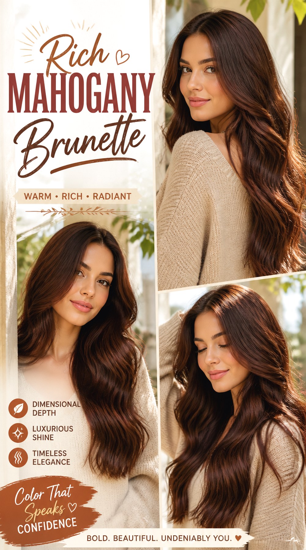 Rich Mahogany Brunette
