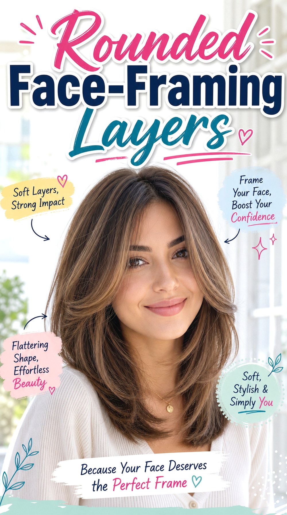 Rounded Face-Framing Layers