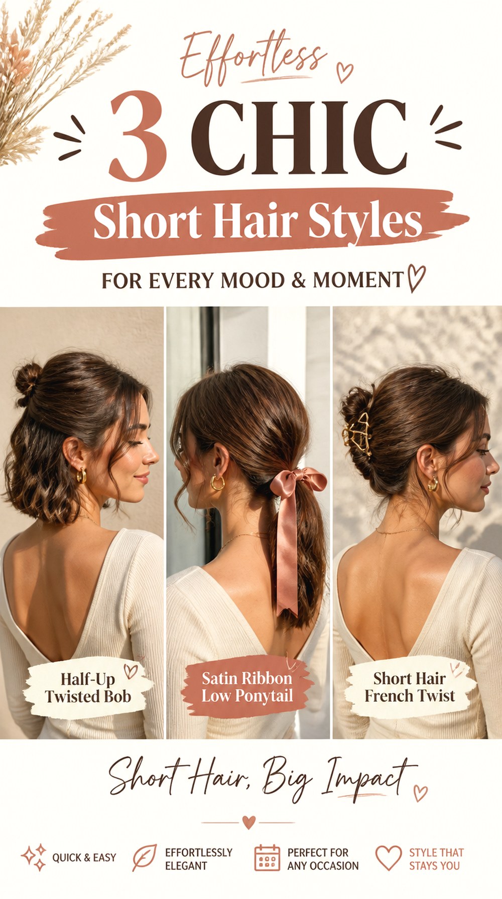 Satin Ribbon Low Ponytail