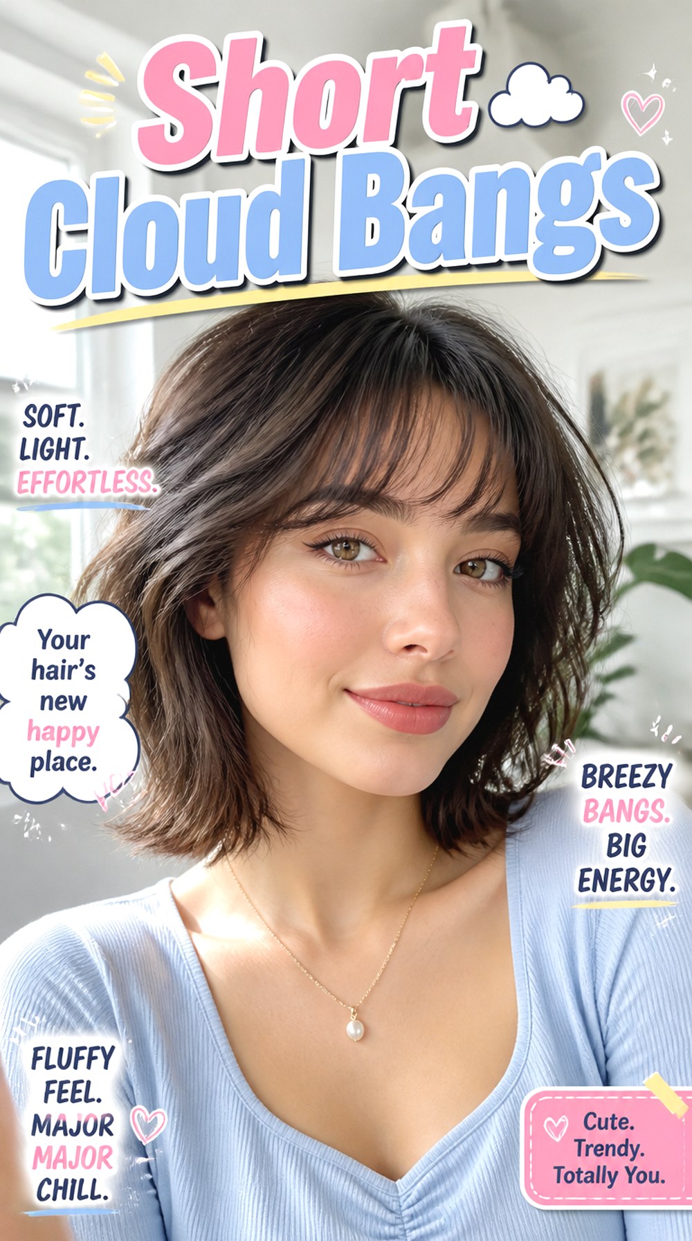 Short Cloud Bangs
