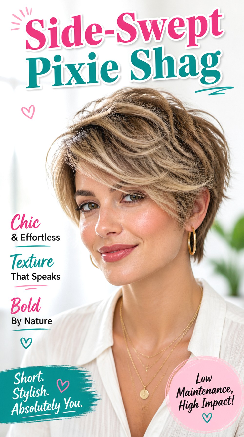 Side-Swept Pixie Shag