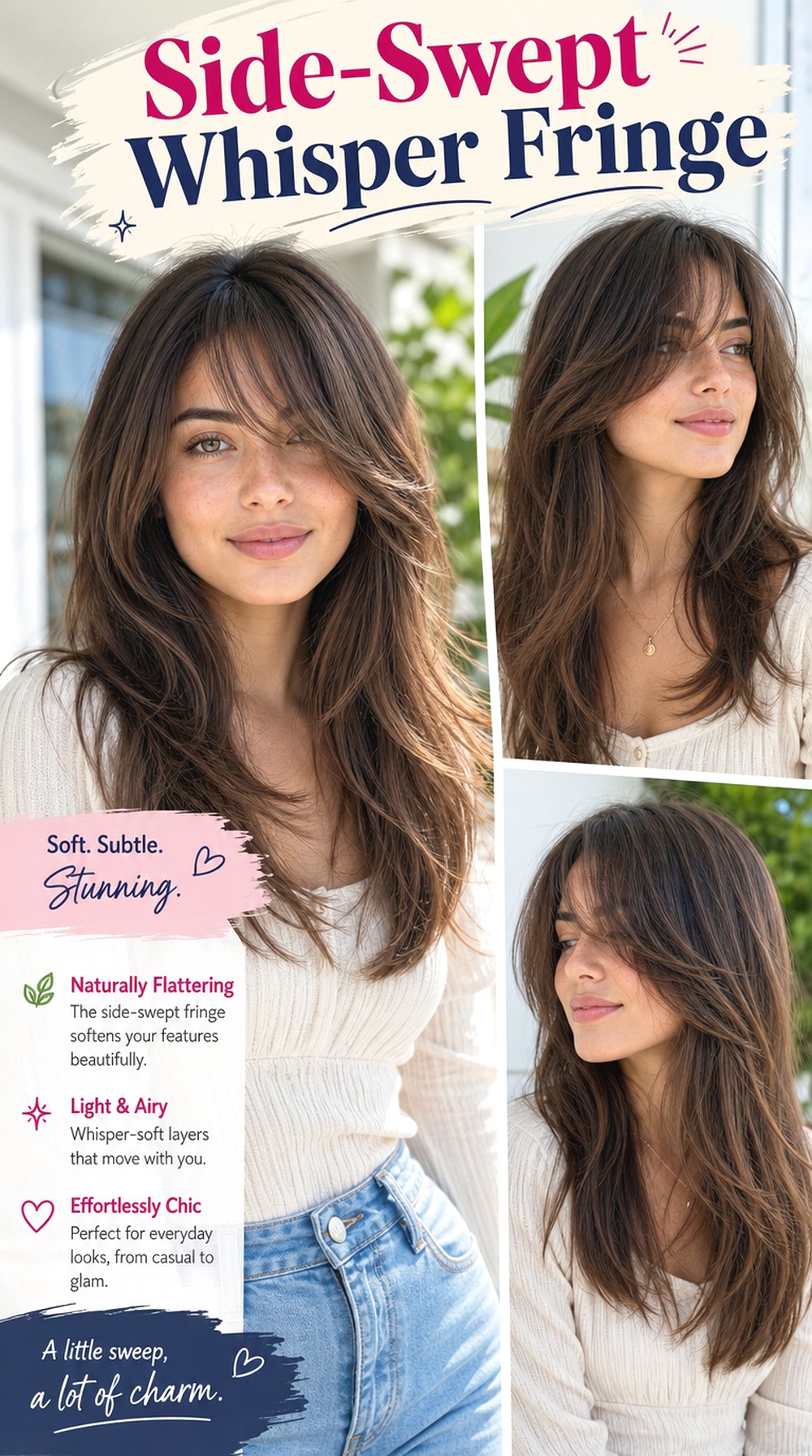 Side-Swept Whisper Fringe