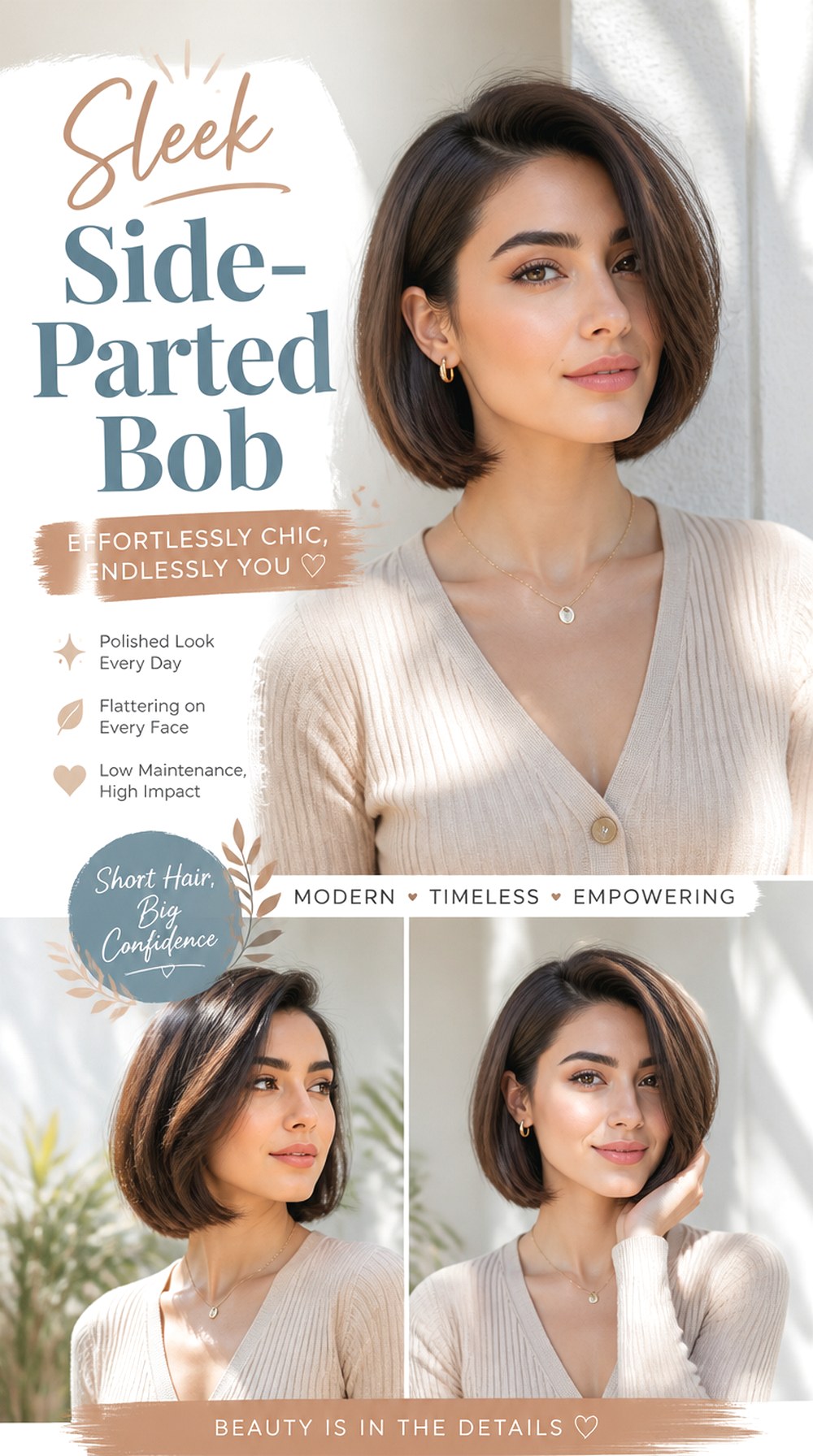 Sleek Side-Parted Bob