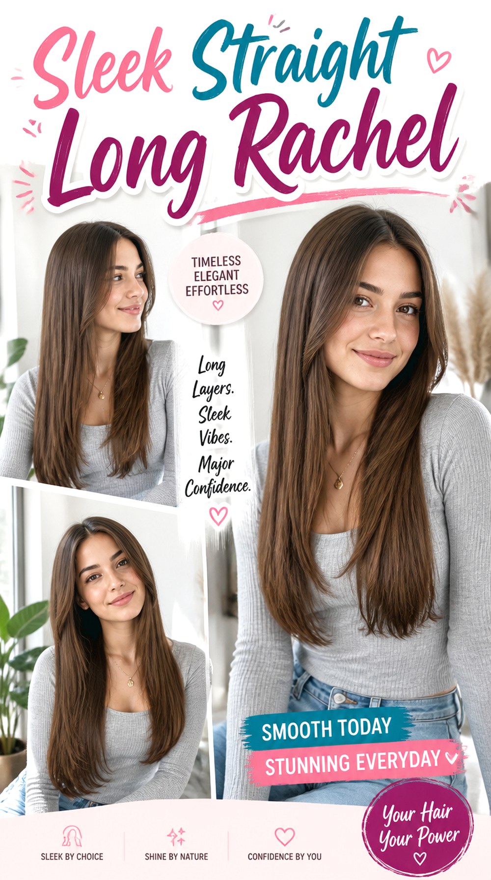 Sleek Straight Long Rachel