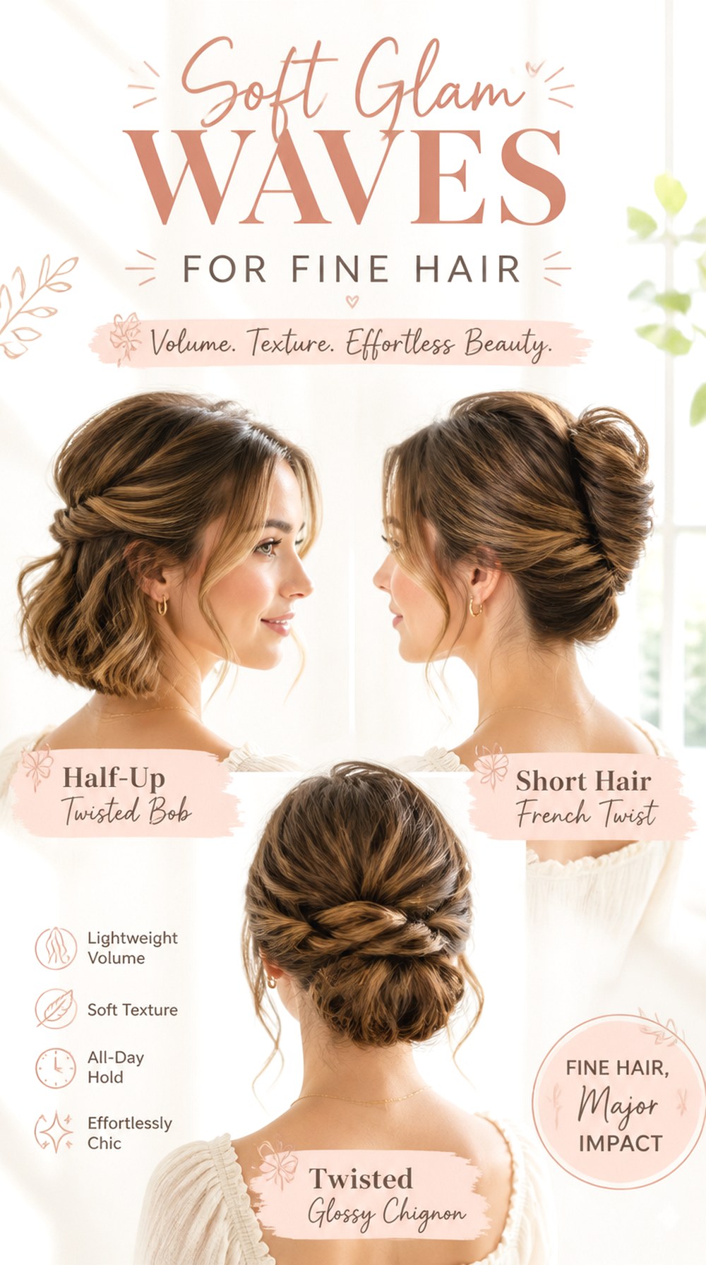 Soft Glam Waves For Fine Hair