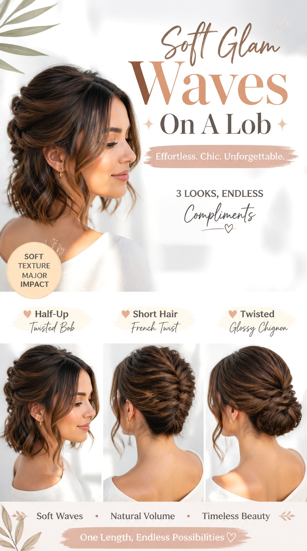 Soft Glam Waves On A Lob