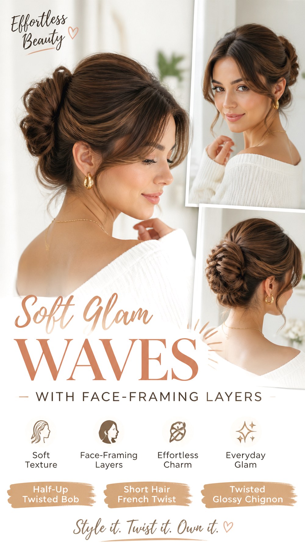 Soft Glam Waves With Face-Framing Layers