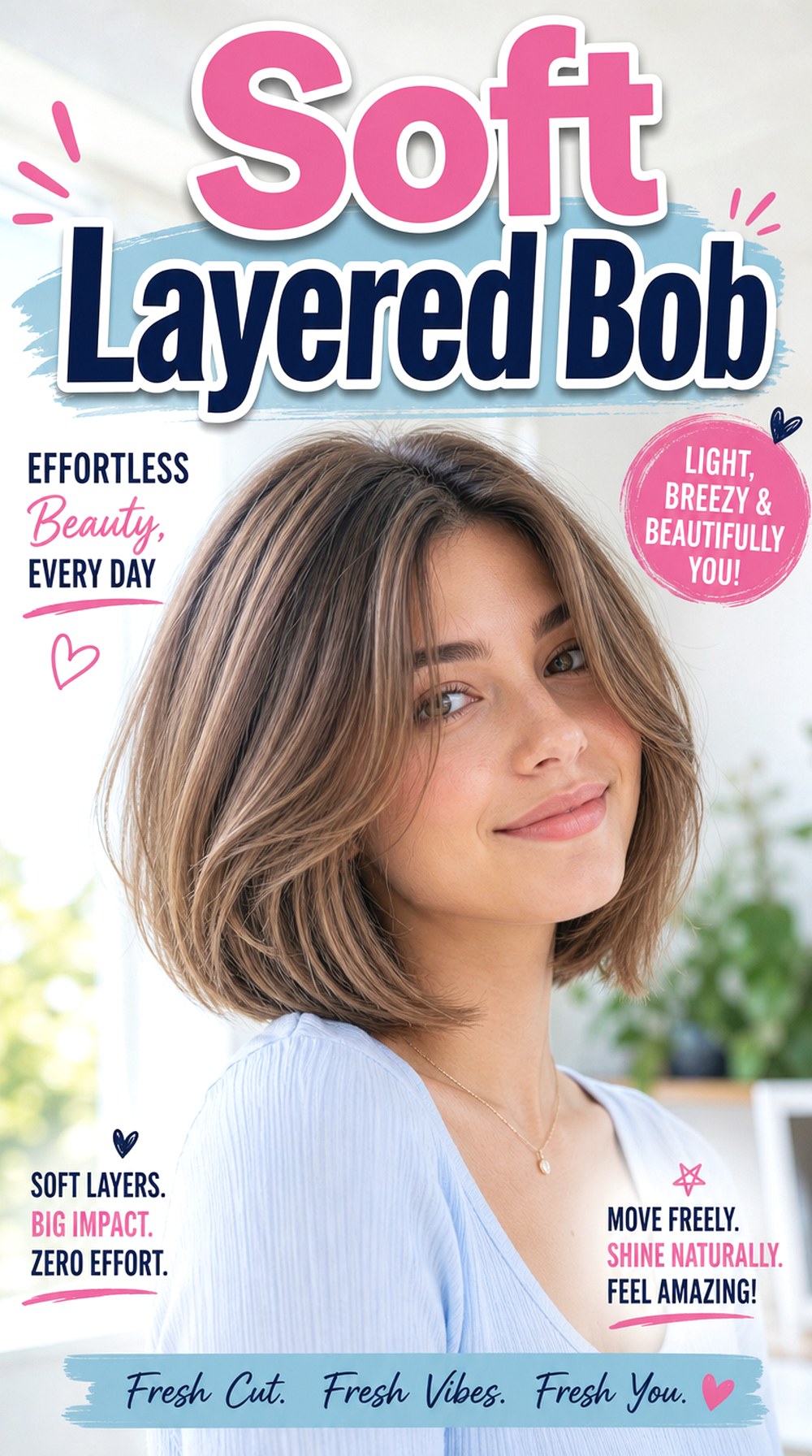 Soft Layered Bob