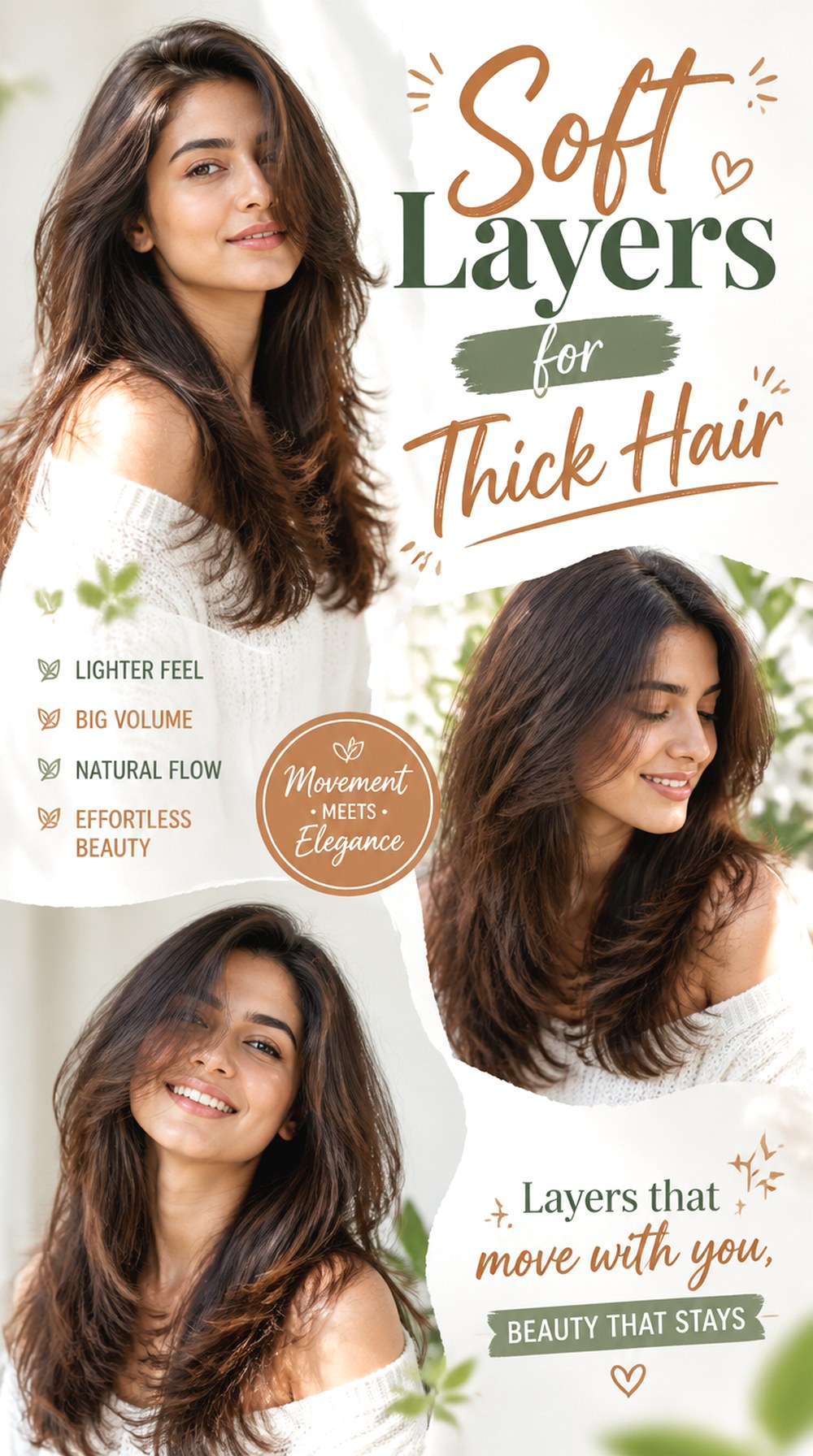 Soft Layers for Thick Hair