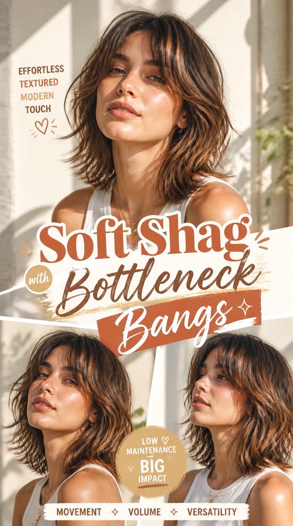 Soft Shag with Bottleneck Bangs