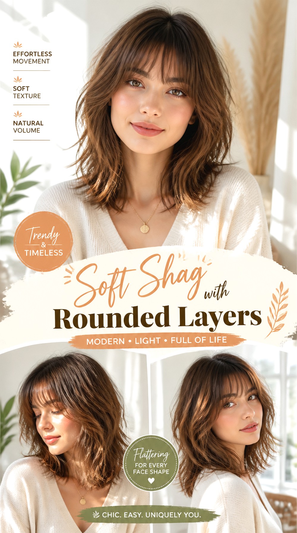 Soft Shag with Rounded Layers