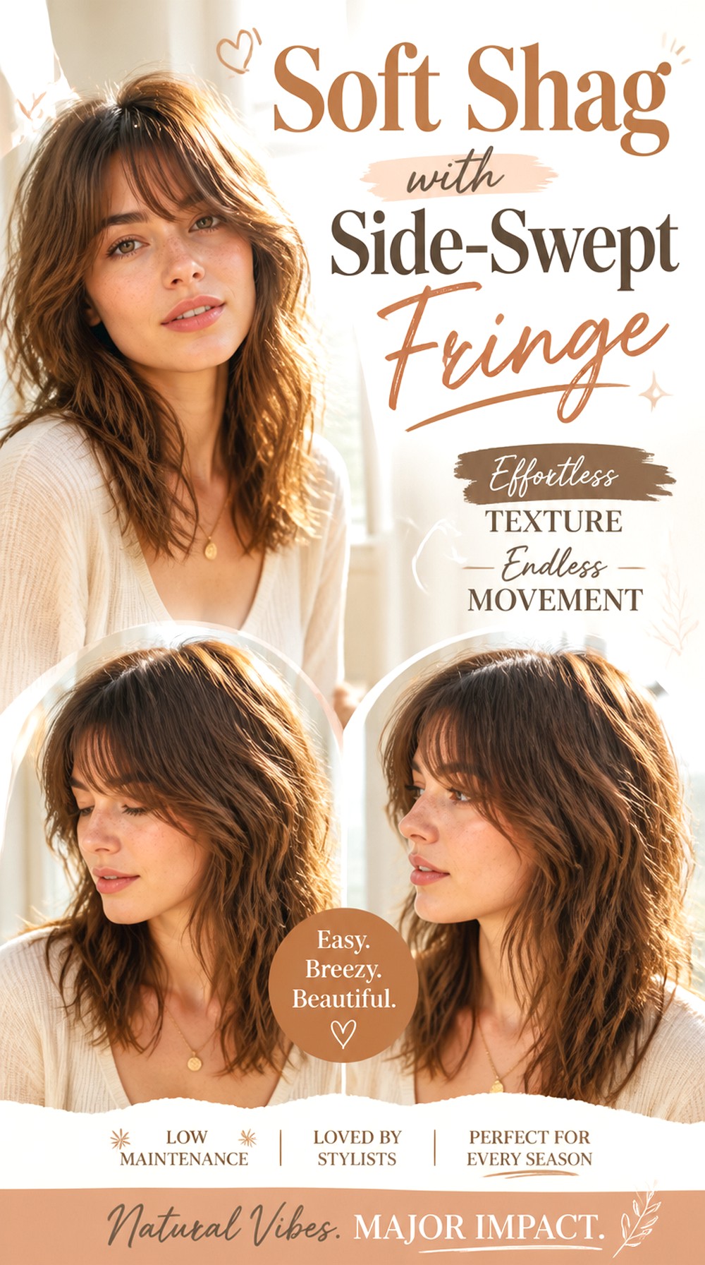 Soft Shag with Side-Swept Fringe