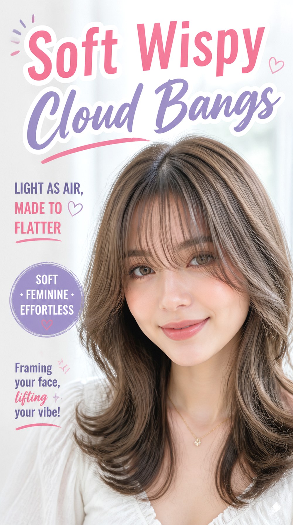 Soft Wispy Cloud Bangs