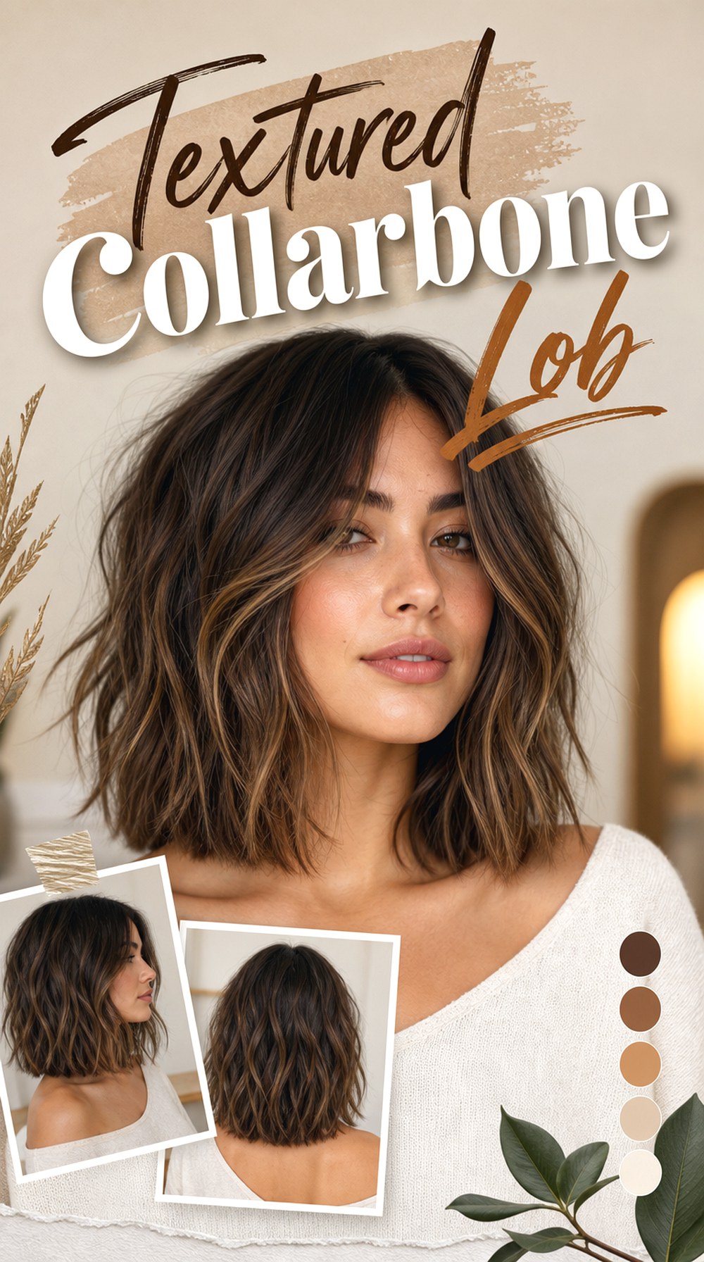 Textured Collarbone Lob