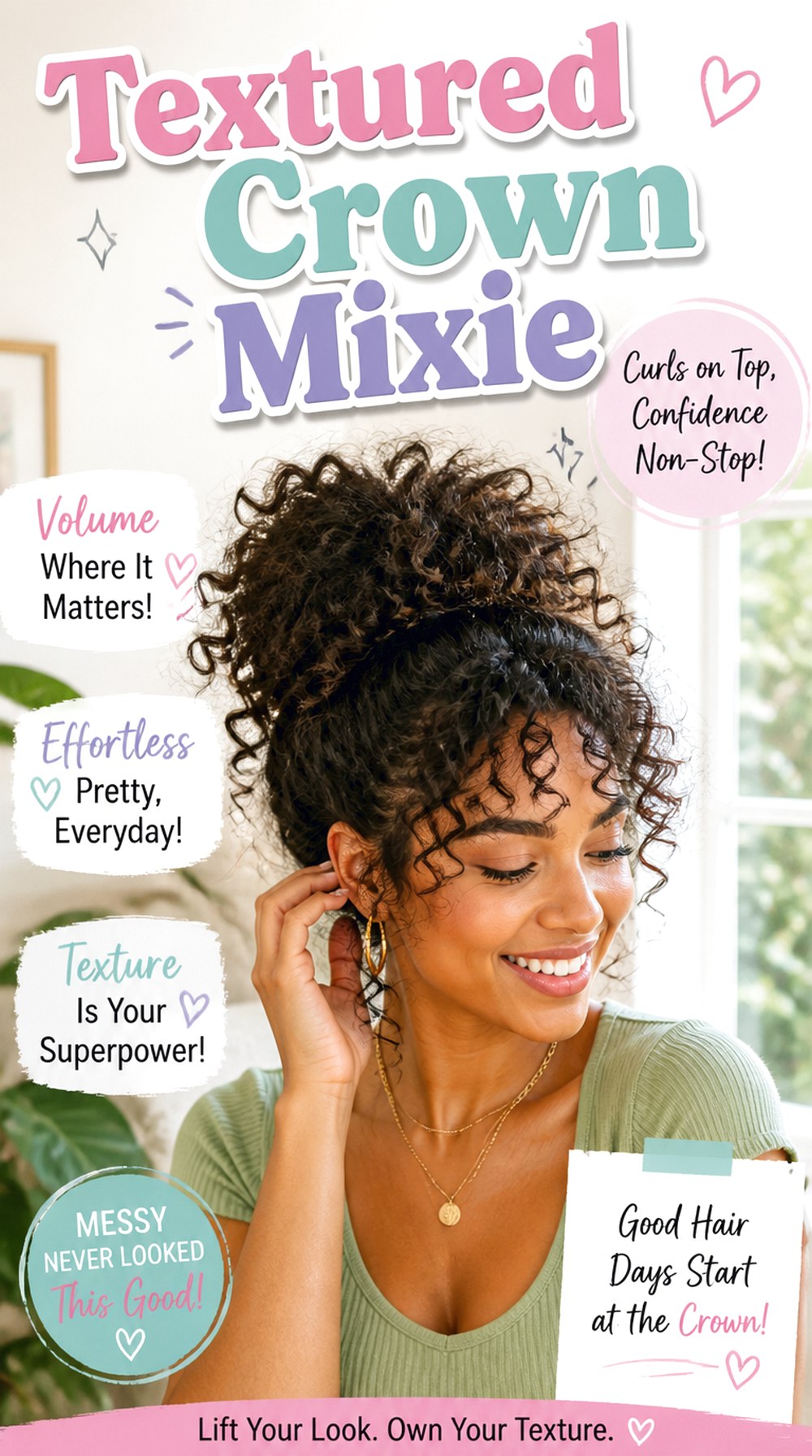 Textured Crown Mixie