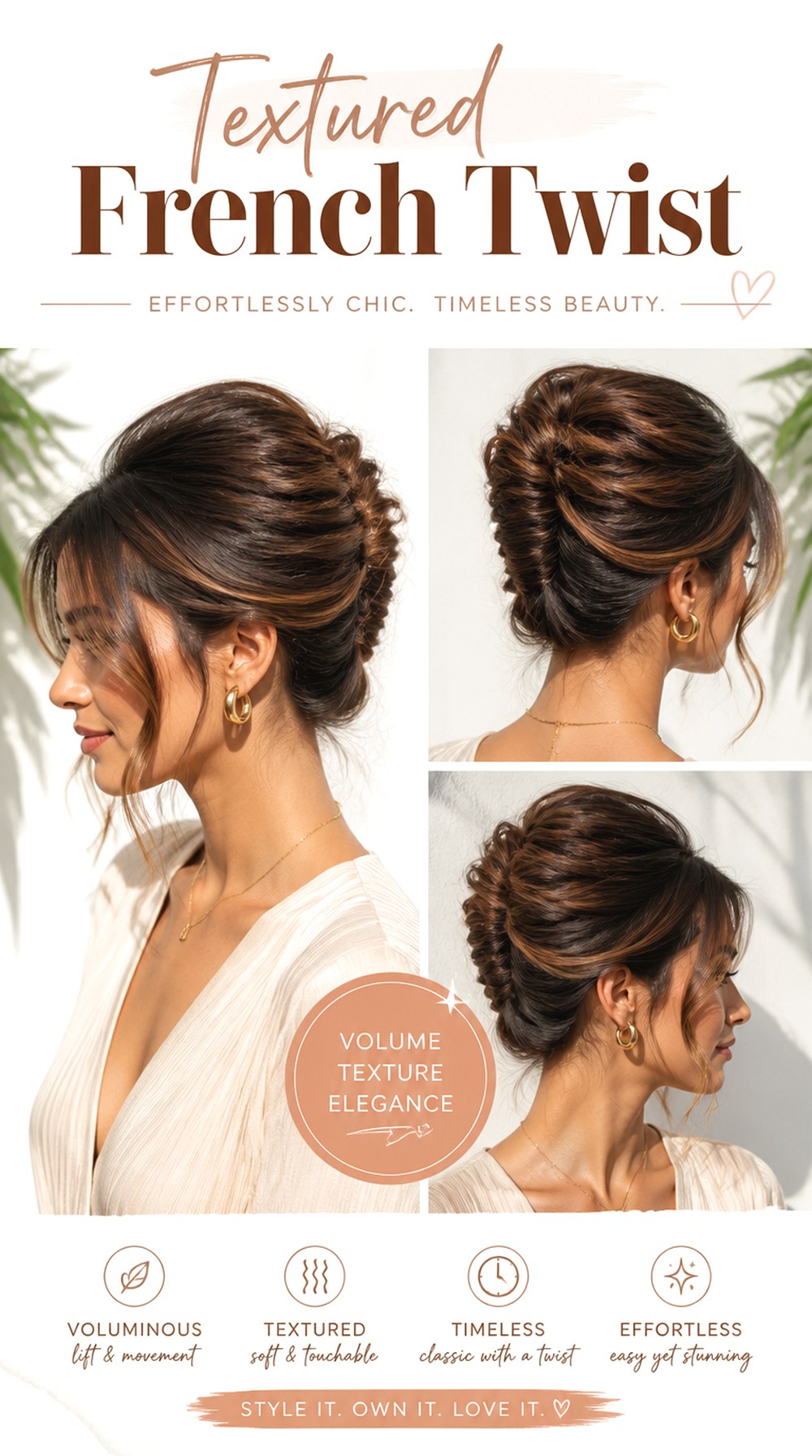 Textured French Twist