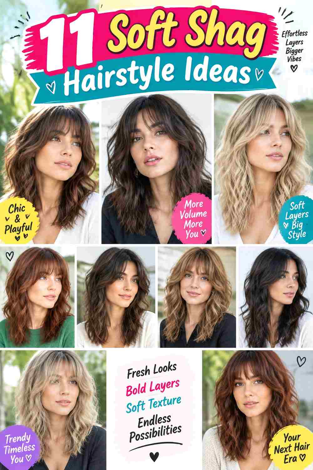 Soft Shag Hairstyle Ideas