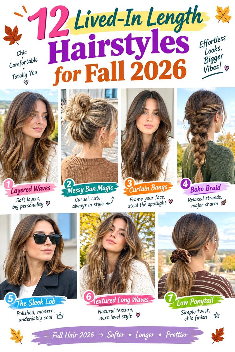 Lived-In Length Hairstyles for Fall