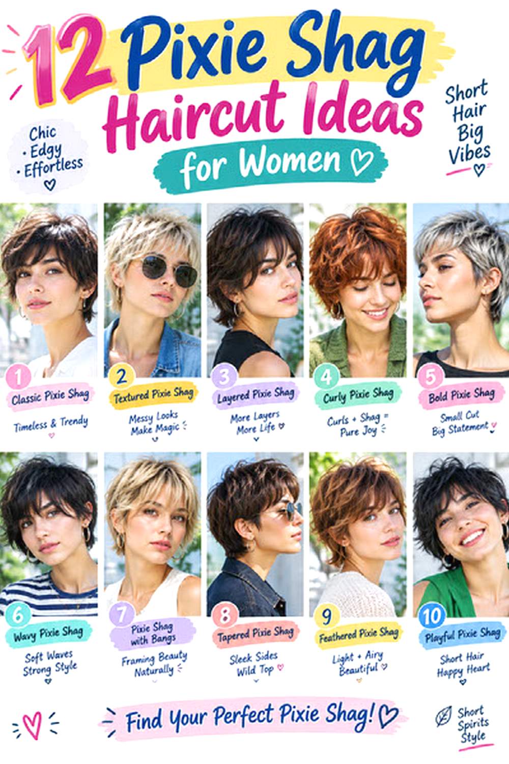 Pixie Shag Haircut Ideas for Women