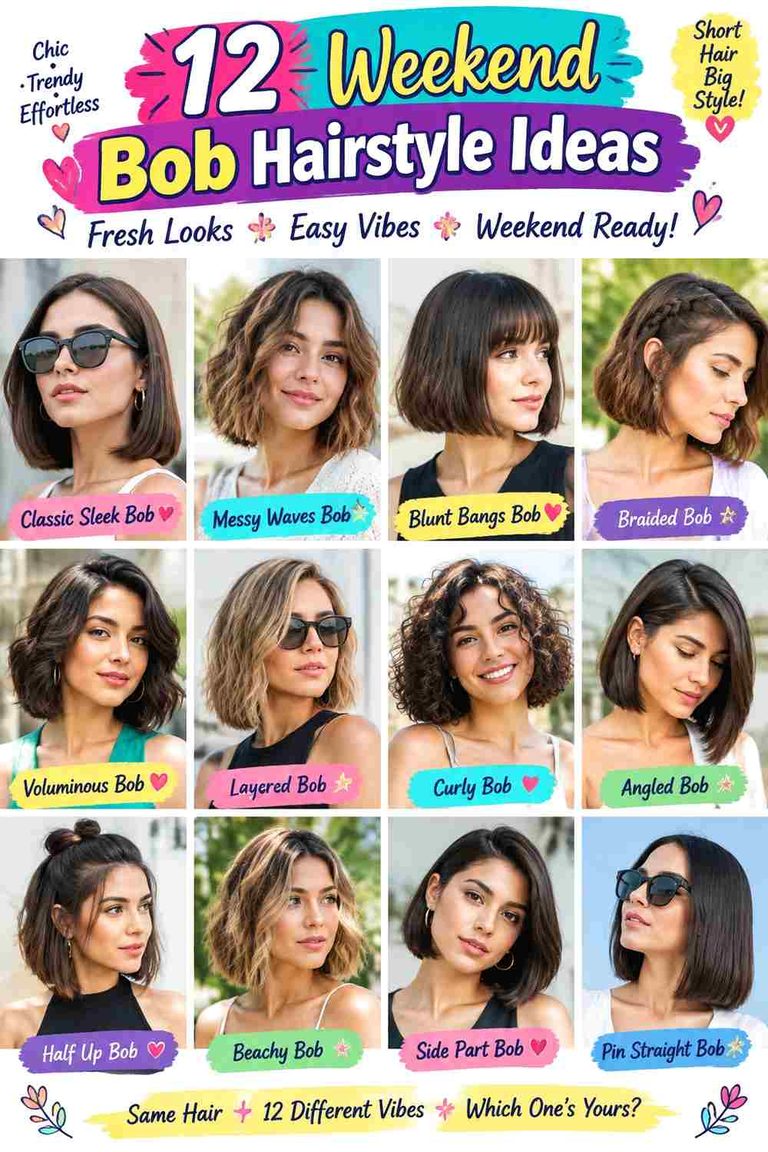 Weekend Bob Hairstyle Ideas