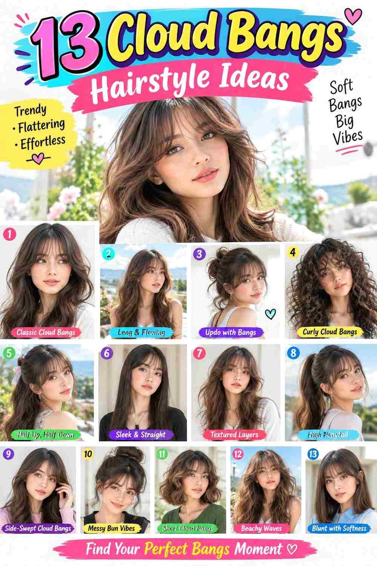 Cloud Bangs Hairstyle Ideas