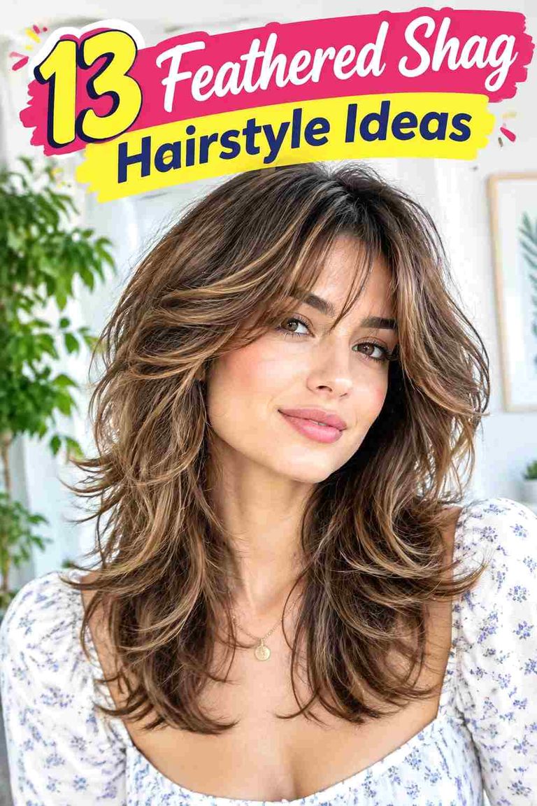 Feathered Shag Hairstyle Ideas