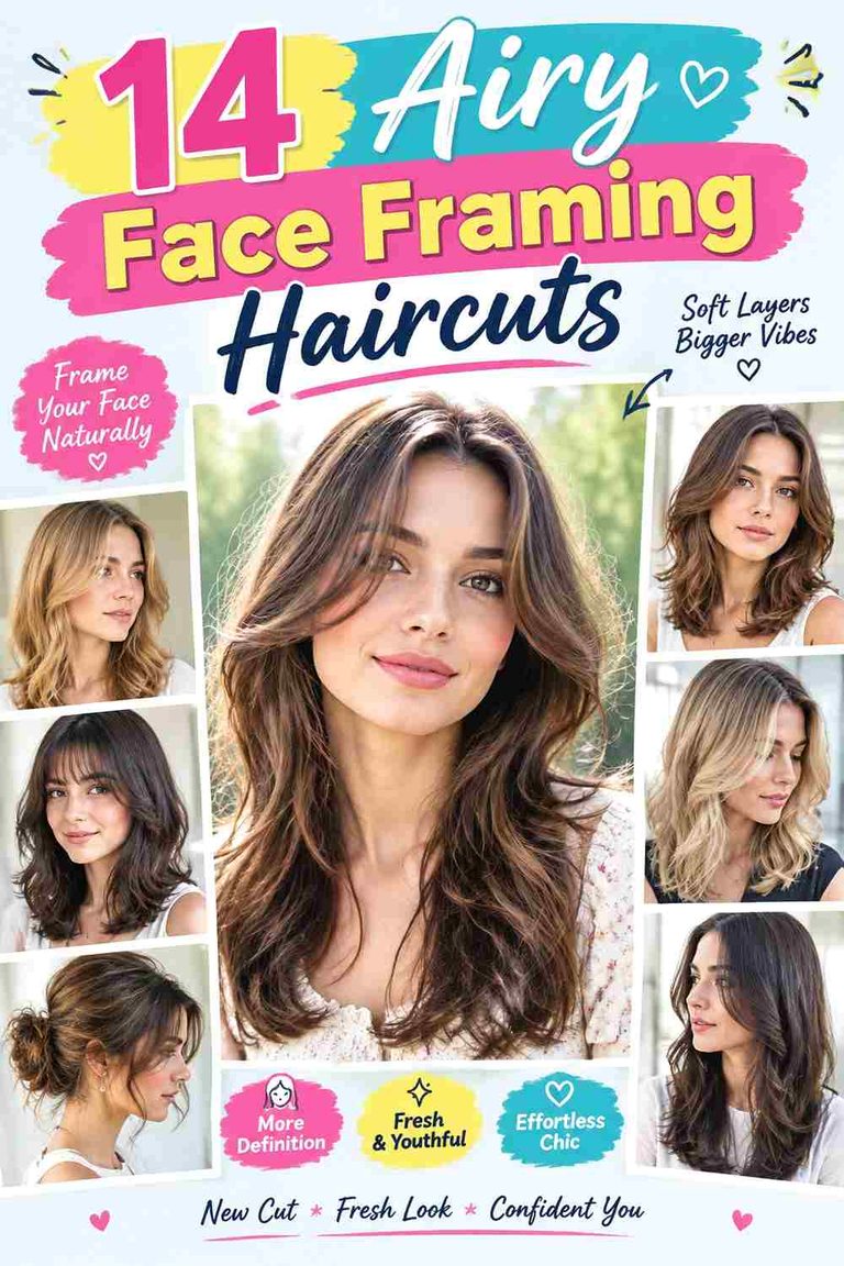 Airy Face Framing Haircuts