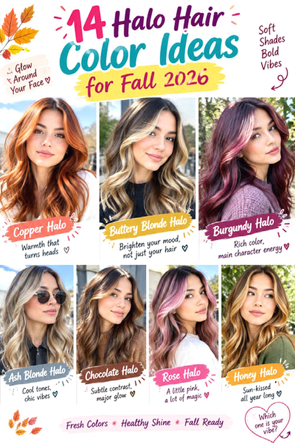 Halo Hair Color Ideas for Fall