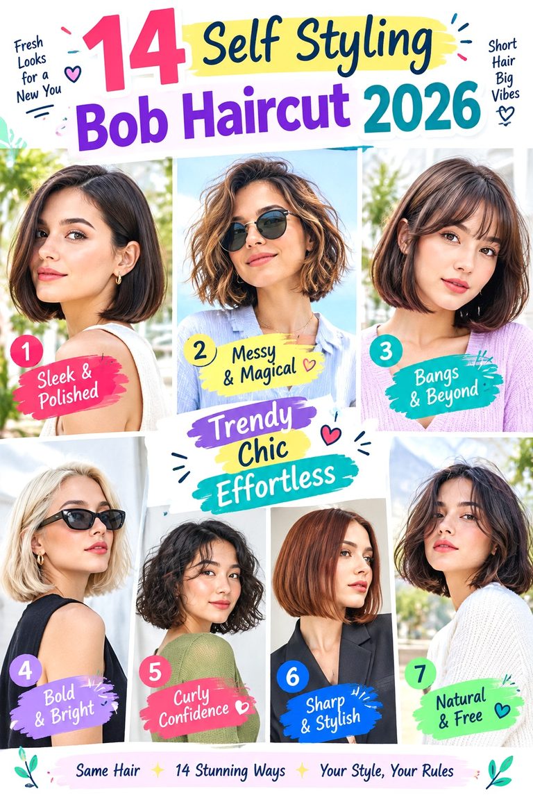 Self Styling Bob Haircut