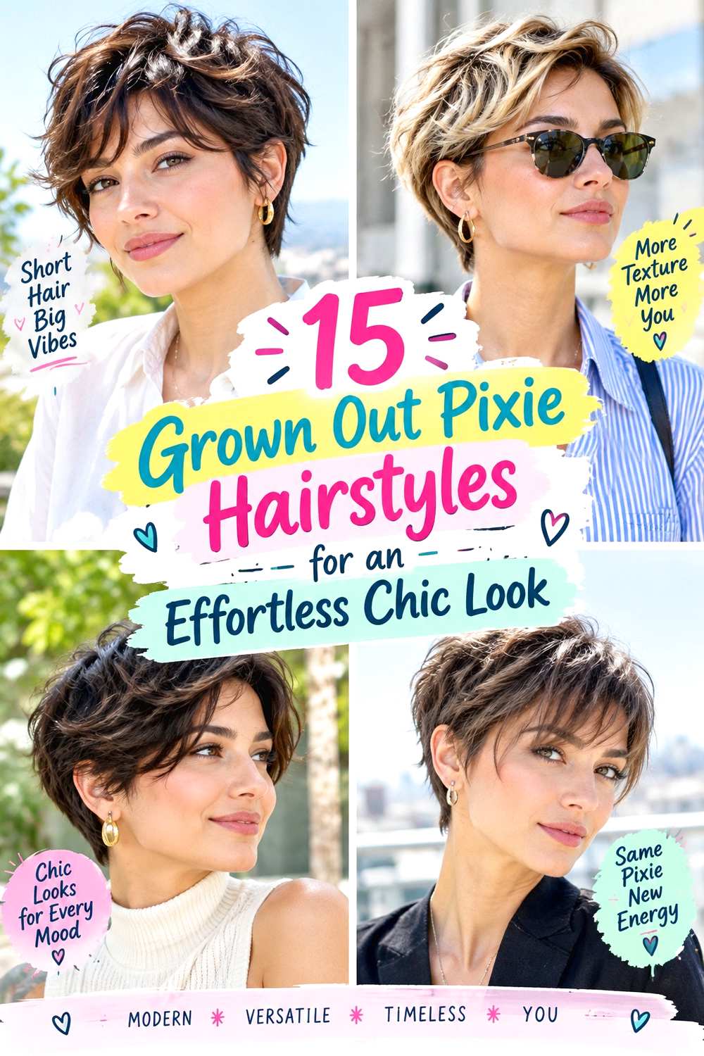 Grown Out Pixie Hairstyles for an Effortless Chic Look