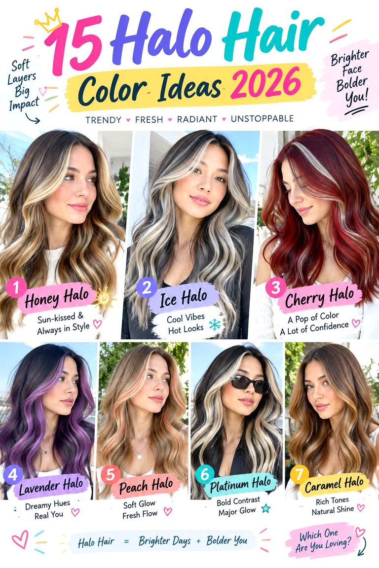 Halo Hair Color Ideas