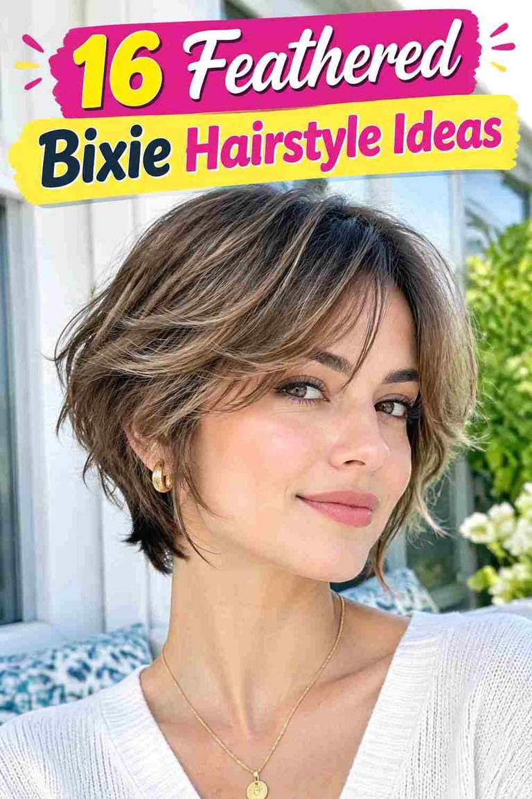 Feathered Bixie Hairstyle Ideas