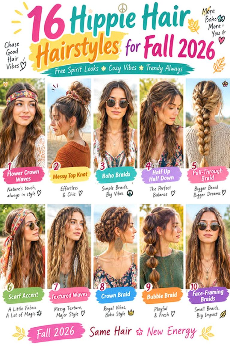 Hippie Hair Hairstyles for Fall
