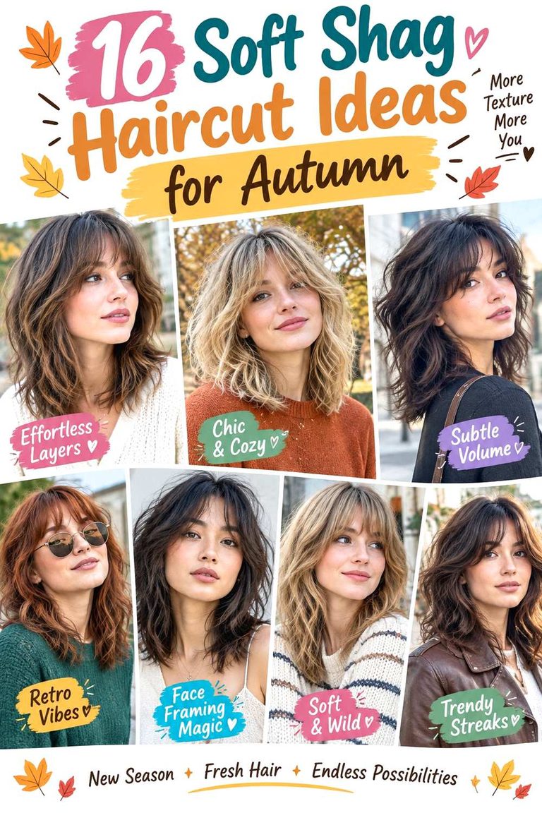 Soft Shag Haircut Ideas for Autumn