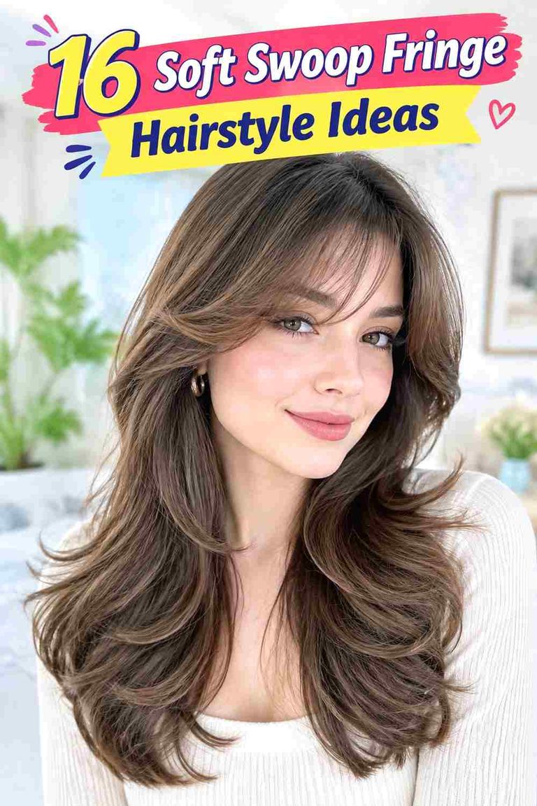 Soft Swoop Fringe Hairstyle Ideas