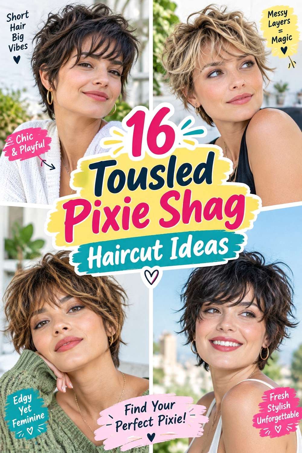 Tousled Pixie Shag Haircut Ideas