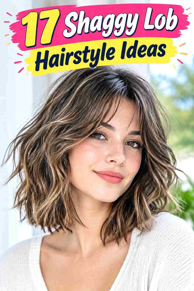 Shaggy Lob Hairstyle Ideas