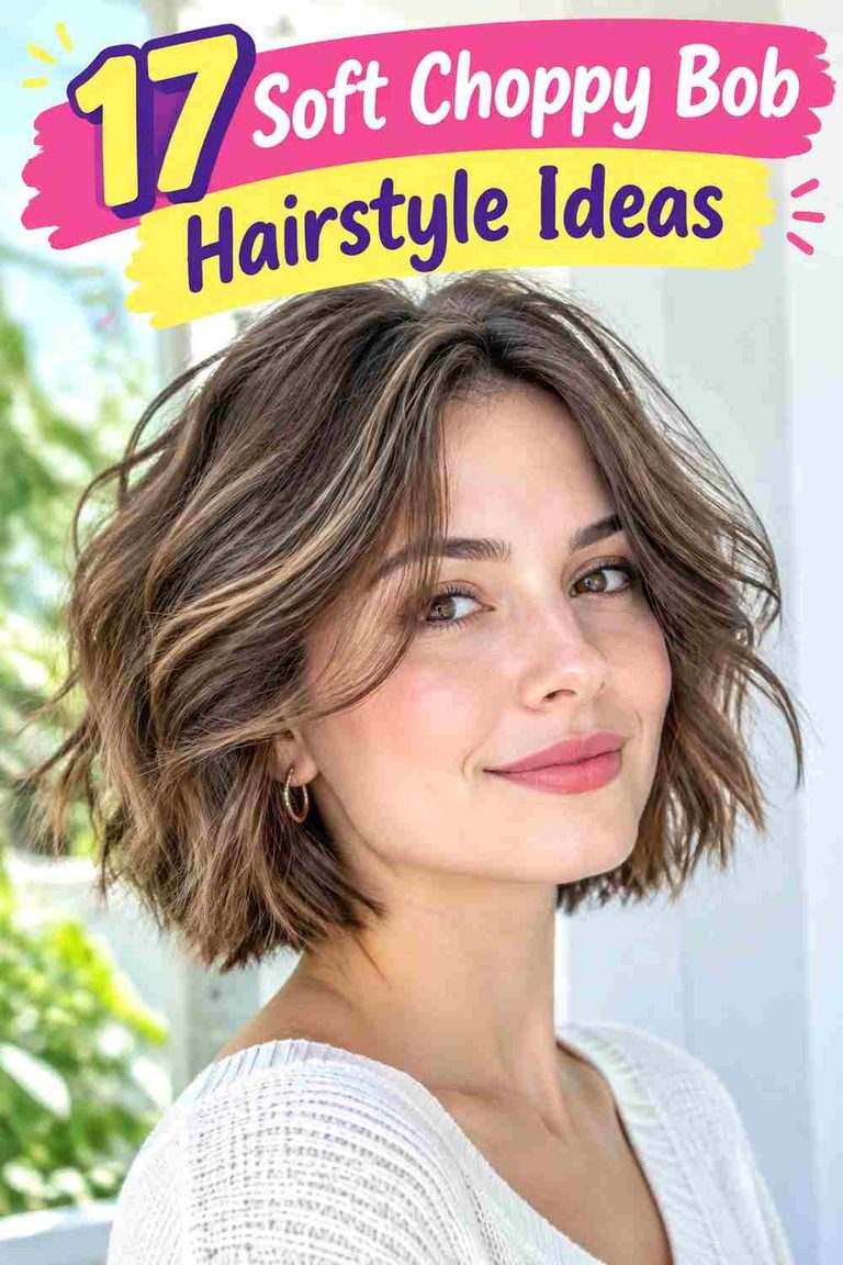 Soft Choppy Bob Hairstyle Ideas