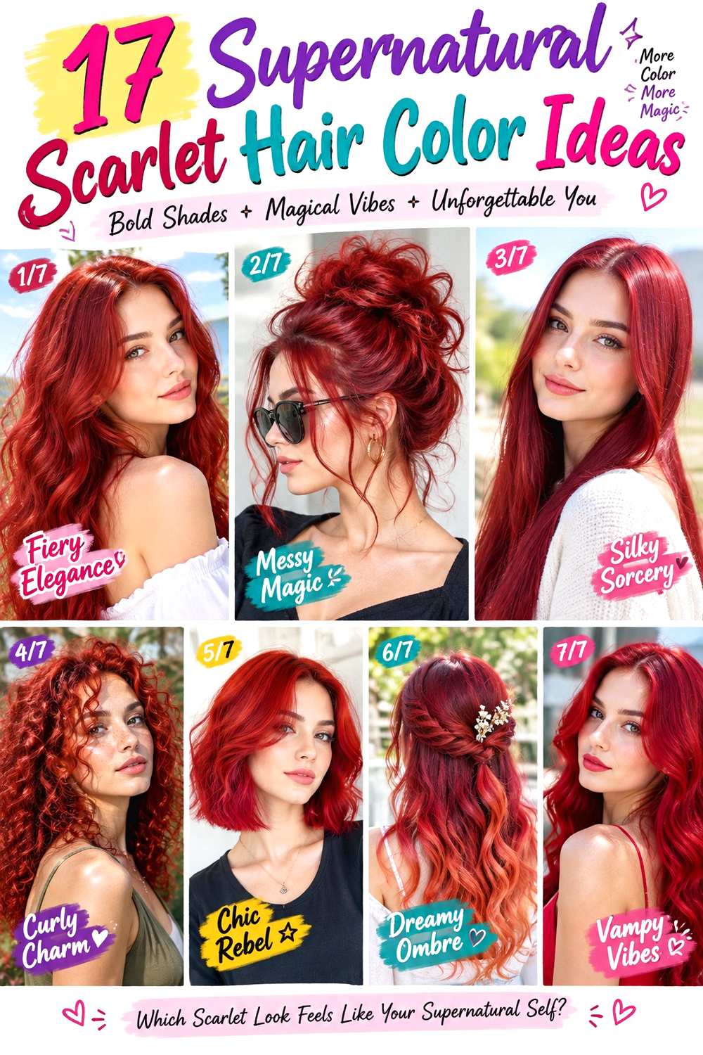 Supernatural Scarlet Hair Color Ideas ()
