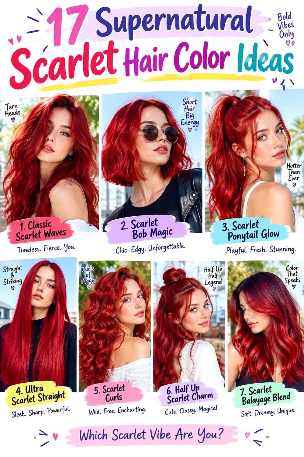 Supernatural Scarlet Hair Color Ideas ()