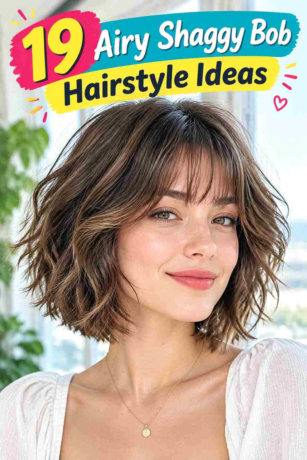 Airy Shaggy Bob Hairstyle Ideas
