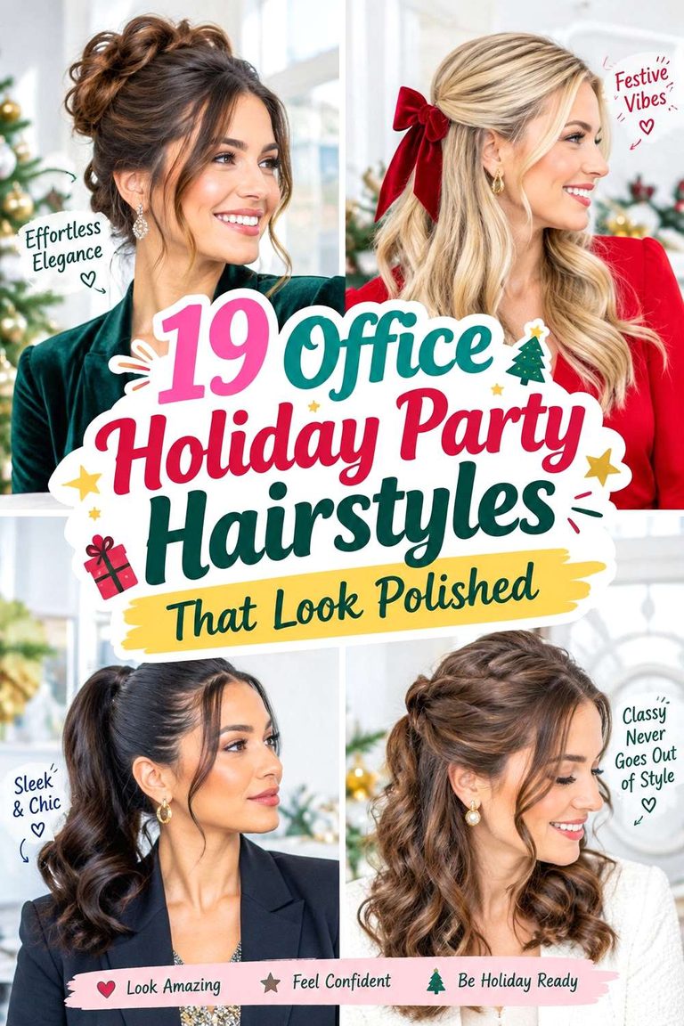 Office Holiday Party Hairstyles That Look Polished